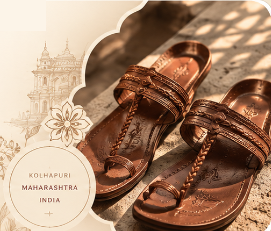 Kolhapuri Traditional Sandals Arch